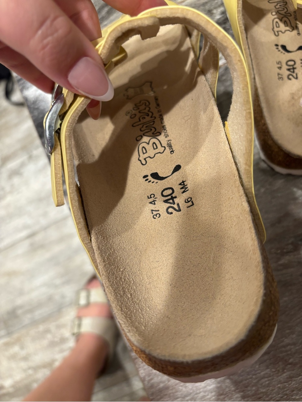 NEW Butter yellow Birks - Picture 3 of 6